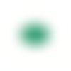 Estampe filigrane rond fleuri, turquoise 32mm getu-13