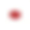 Estampe filigrane rond fleuri rouge 32mm gerou-6