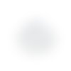 Estampe filigrane goutte blanche 49x39mm geblc-22