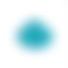 Estampe filigrane goutte turquoise 49x39mm getu-22