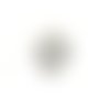 Estampe filigrane feuille blanche en métal 38x20mm x1 ou x10 geblc-14