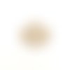 Estampe filigrane goutte beige 50x43mm geblc-57