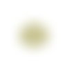 Estampe filigrane goutte kaki 50x43mm geve-65