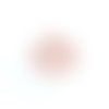 Estampe filigrane goutte rose 50x43mm geros-54