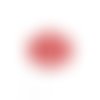 Estampe filigrane goutte rouge 50x43mm gerou-35