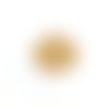 Estampe filigrane goutte moutarde 50x43mm geja-49