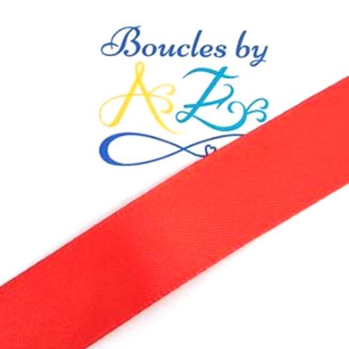 *ruban satin rouge 20mm sat20-7*