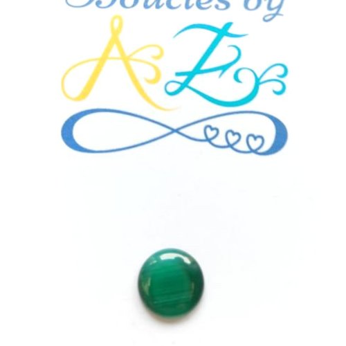 *cabochon oeil de chat vert 10mm cav10-71*