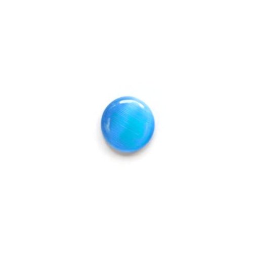 Cabochon oeil de chat bleu en verre 12mm x1 ou x10 cav12-9