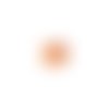 Cabochon oeil de chat orange en verre 12mm x1 ou x10 cav12-38