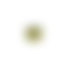 Cabochon oeil de chat kaki en verre 12mm x1 ou x10 cav12-42