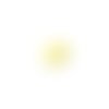 Cabochon oeil de chat jaune en verre 12mm x1 ou x10 cav12-45