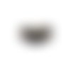 Breloque pompon éventail noir en simili cuir 25x38mm x1 ou x10 geno-5