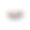 Breloque pompon éventail gris 25x38mm x1 ou x10 gegr-5