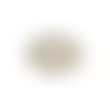 Estampe filigrane ronde géométrique argentée en métal 33mm x1 ou x10 ea5-2