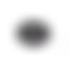 Estampe filigrane rond géométrique noir en métal 33mm x1 ou x10 geno-13