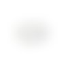 Estampe filigrane rond géométrique blanc en métal 33mm x1 ou x10 geblc-11