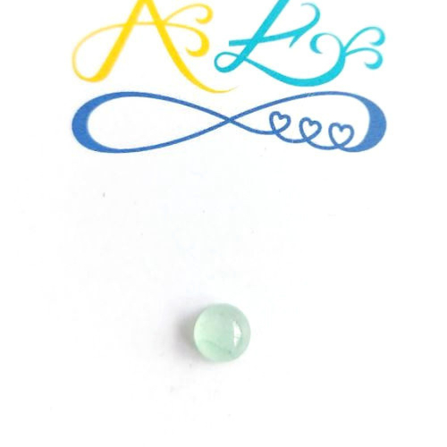 *cabochon en aventurine verte naturelle 6mm canat-5*