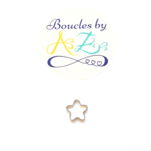 *lot intercalaire fleur argentée 10mm x10 lotar14-10.*
