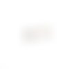 Intercalaire support strass 5mm acier inox argenté app-228