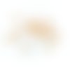Lot anneaux de jonction dorés acier inoxydable 7x0,8 mm x200 lotapp-247