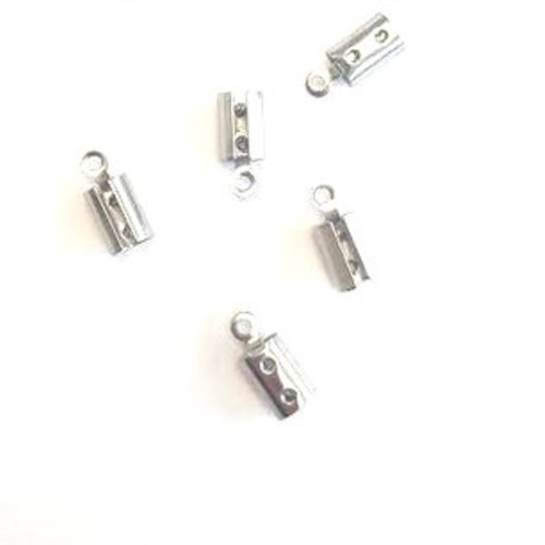 Lot pinces lacet pour cordon 4 mm en acier inox x100 lotapp-70
