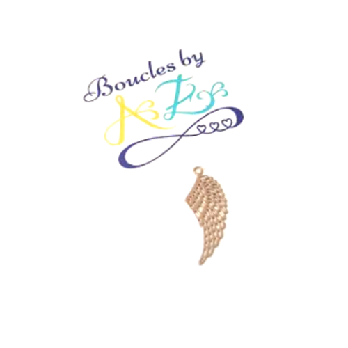 *estampe aile d'ange beige 22x9mm blc12-10.*