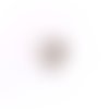 Estampe filigrane feuille blanche en métal 22x13mm x1 ou x10 blc15-6