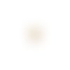 Breloque filigrane triangle beige 20x17mm blc20-6