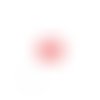 Breloque filigrane rosace rouge 22x20mm rou5-3