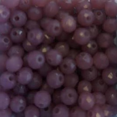 *perles à facettes violettes 4x3mm x50 pvi5-16*