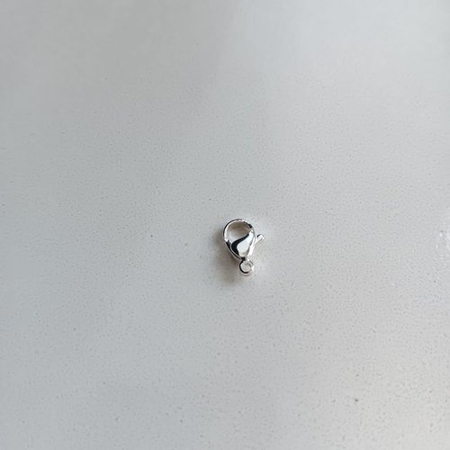 Fermoir mousqueton acier inox 12x7mm apf-10