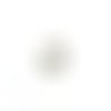 Breloque goutte argentée acier inoxydable 17x11 mm ar17-10