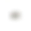 Breloque cercle argenté acier inoxydable 18x16mm ar16-6