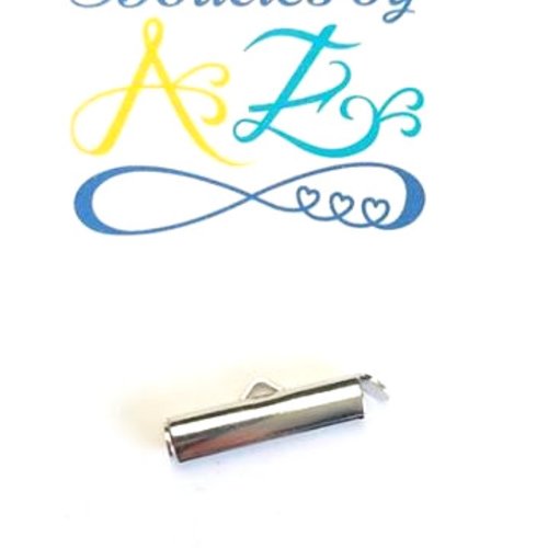 *lot embout argenté pour tissage 4x19mm x10 lotapp-192*