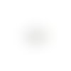 Estampe filigrane flocon de neige blanche 38mm geblc-41