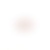 Estampe filigrane flocon de neige rose 38mm geros-59