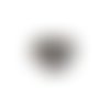 Estampe filigrane feuille noire 32mm geno-55
