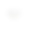 Estampe filigrane feuille blanche 32mm geblc-76