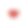 Estampe filigrane feuille rouge 32mm gerou-39