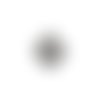 Estampe filigrane goutte noire en métal 38x25mm x1 ou x10 geno-58