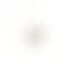 Estampe filigrane goutte blanche en métal 38x25mm x1 ou x10 geblc-65