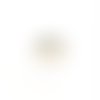 Estampe filigrane ronde motif spirale argentée en métal 40mm x1 ou x10 ea6-7