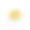 Estampe filigrane ronde spirale jaune 40mm geja-34