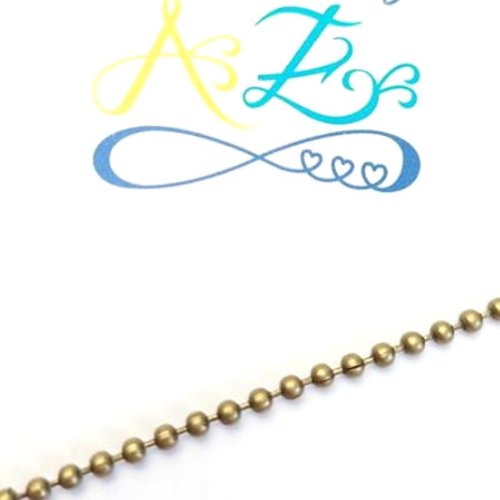 Chaîne bronze à billes dest146
