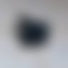 Perles rondelles à facettes noires 4x3mm x50 pno3-12