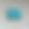 Perles rondelles à facettes bleu turquoise 4x3mm x50 pble7-1