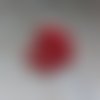 Perles rondelles à facettes rouges 4x3mm x50 prou4-11