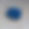 Perles rondelles à facettes bleues 6x4mm x30 pble9-9