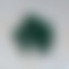 Perles rondelles à facettes vertes 6x4mm x30 pve9-16